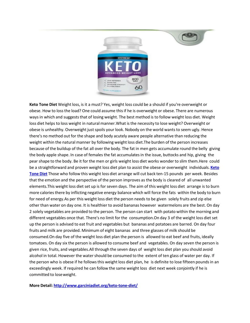 keto tone diet weight loss is it a must