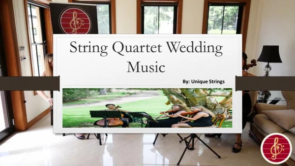 Make Your Wedding More Special With String Quartet Wedding Music