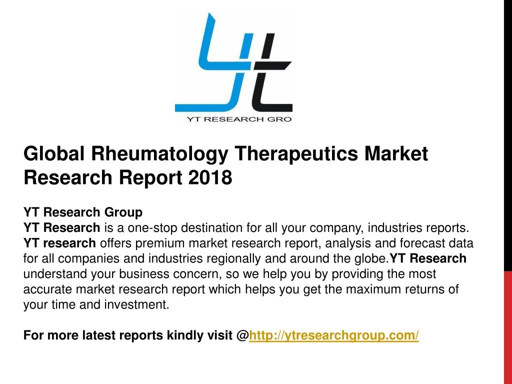 global rheumatology therapeutics market research