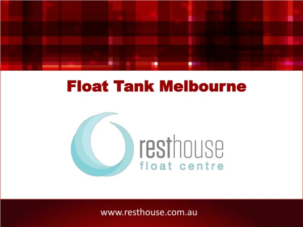 Float Tank Melbourne