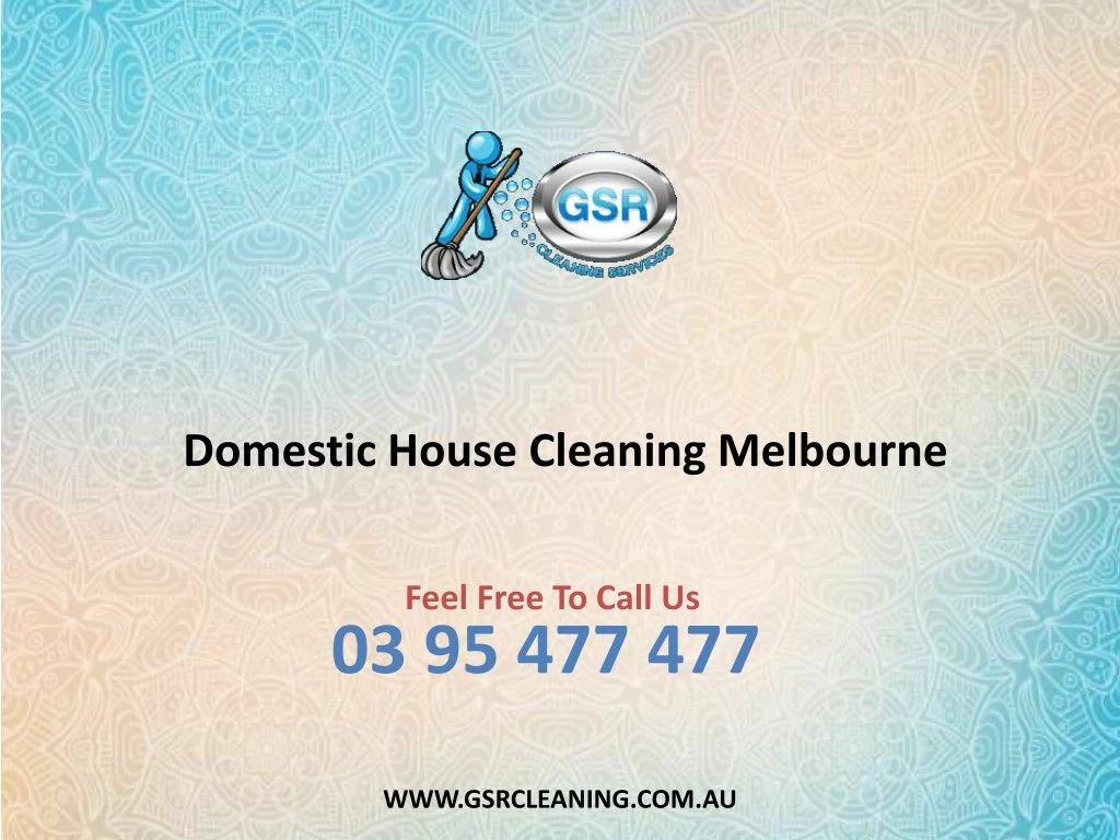 domestic house cleaning melbourne