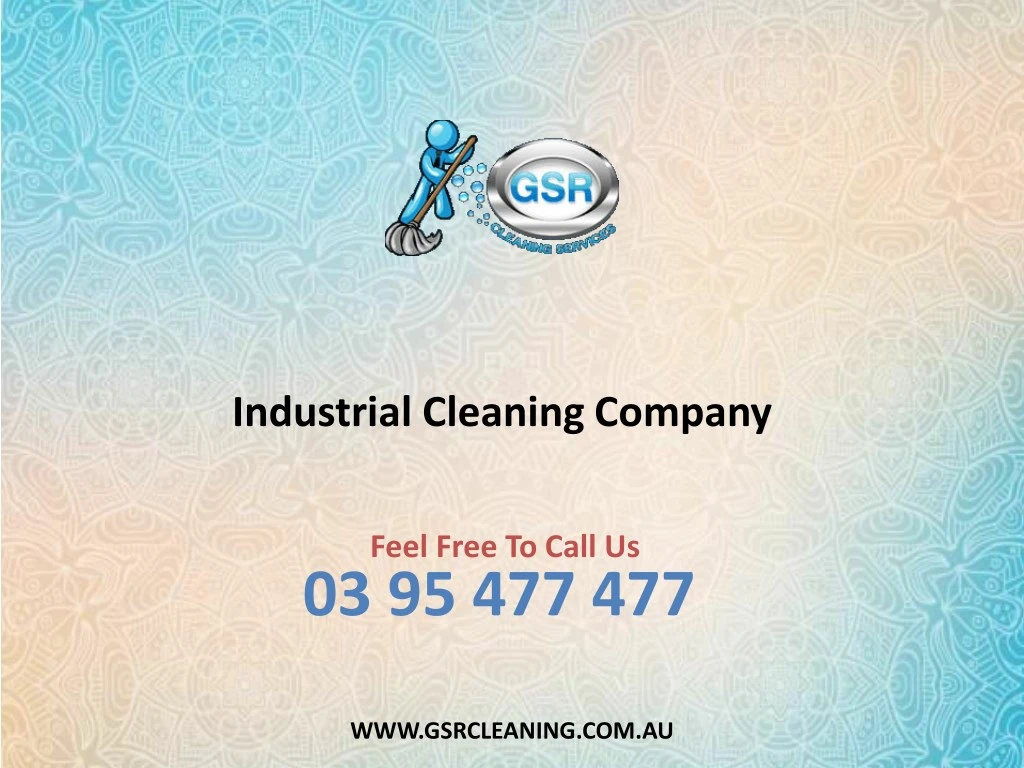 industrial cleaning company