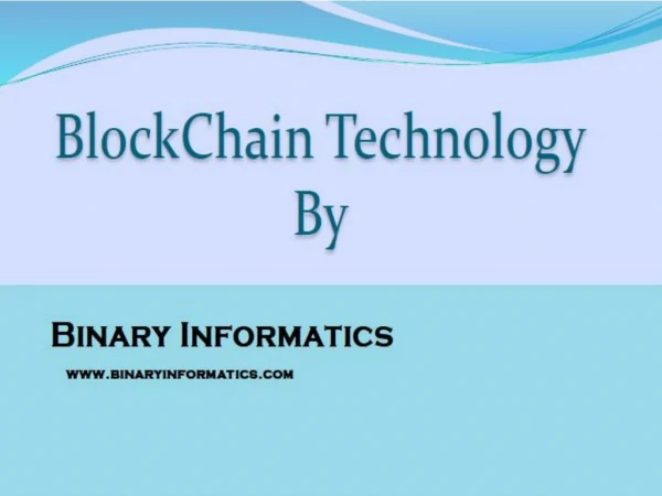 What is Blockchain, The Ingenious Technology?