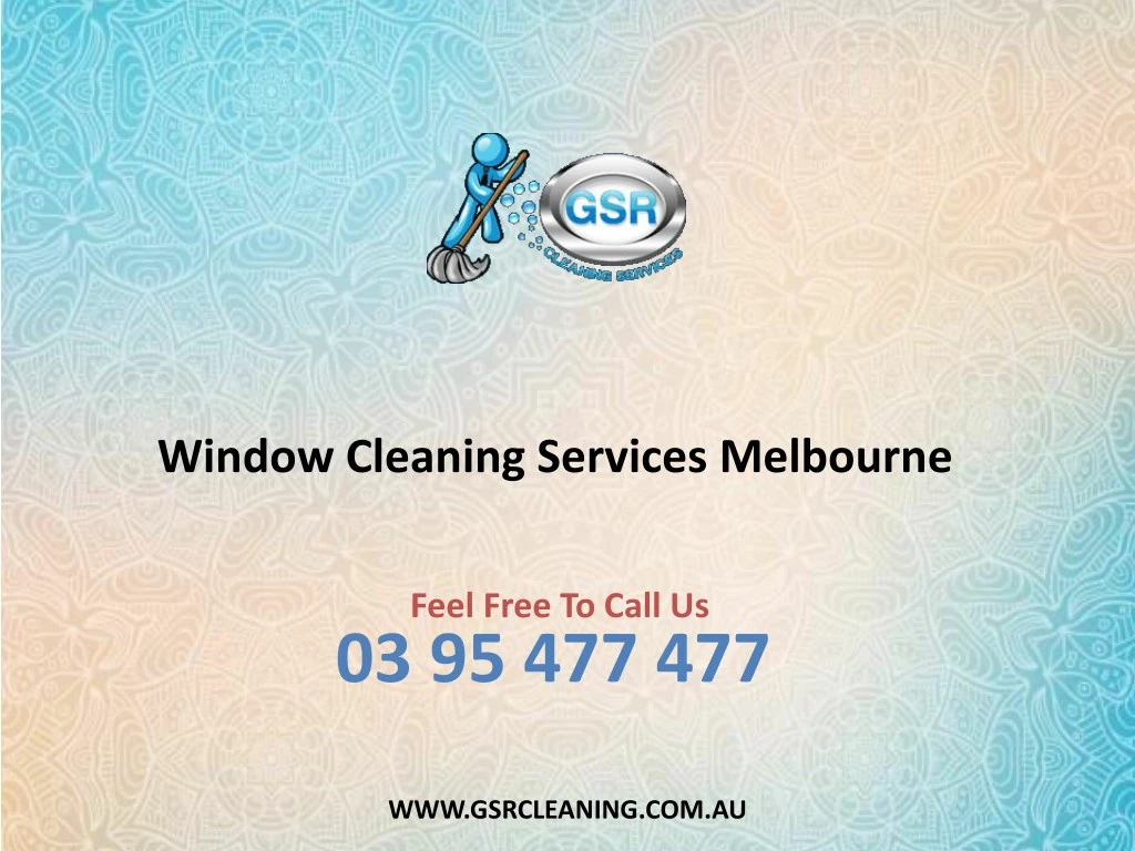 window cleaning services melbourne