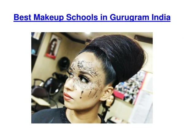 Best Makeup Schools in Gurugram India