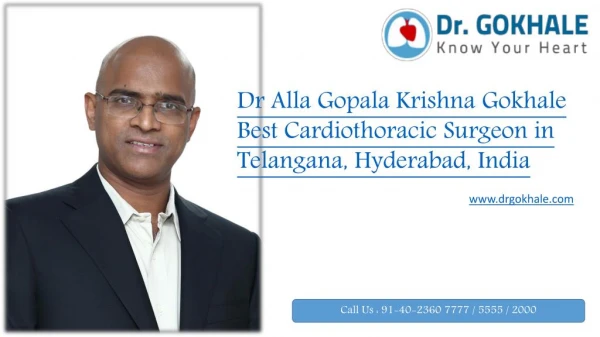 Dr Alla Gopala Krishna Gokhale | Best Cardiothoracic Surgeon in Hyderabad at Apollo Hospitals,Jubilee Hills