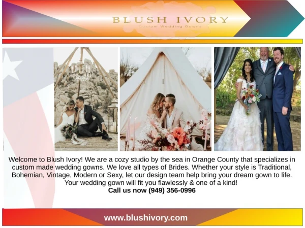 Bridal Shop Orange County | blushivory.com