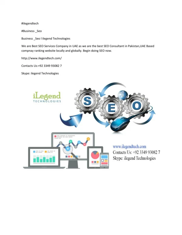 Business _Seo l ilegend Technologies