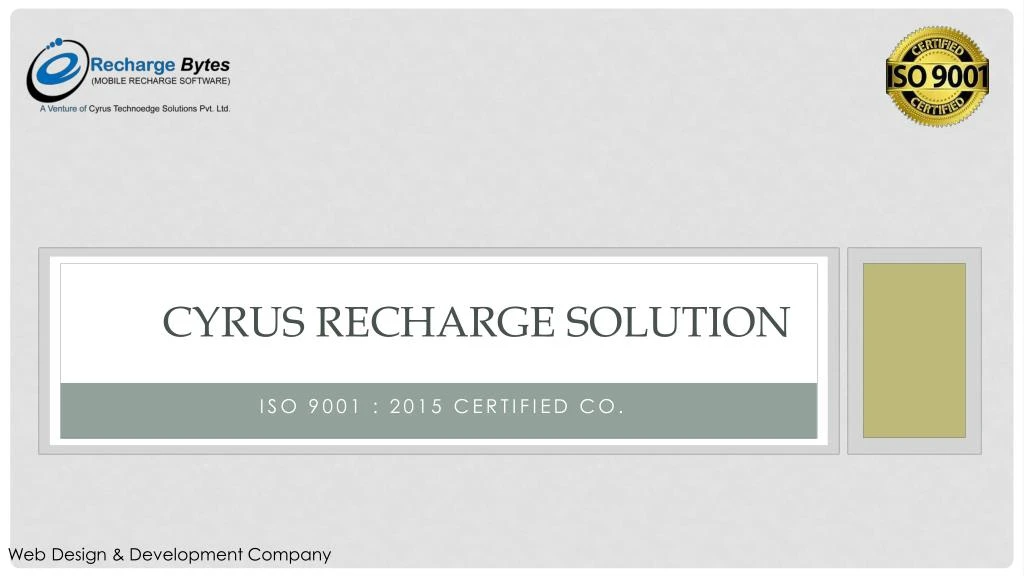 cyrus recharge solution