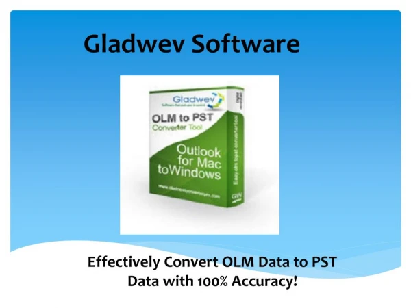 Effectively Convert OLM Data to PST Data