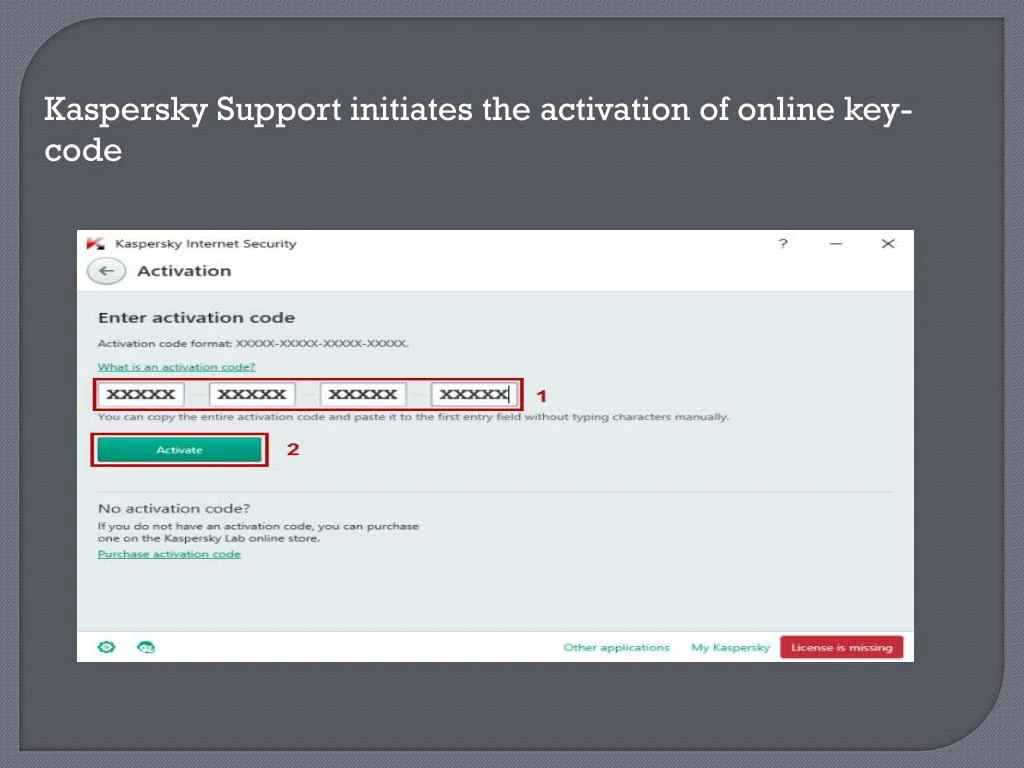 kaspersky support initiates the activation