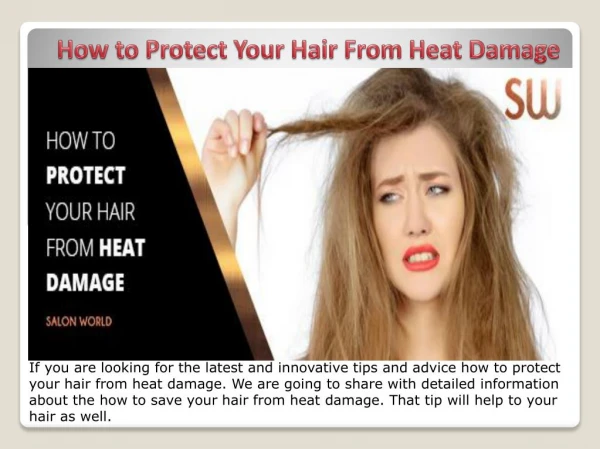 How to Protect Your Hair from Heat Damage