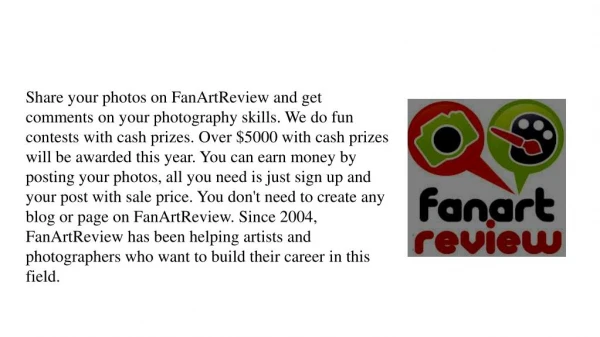 FanArtReview - A Leading Website to Share Your Photos and Art