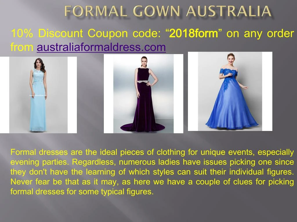 formal gown australia