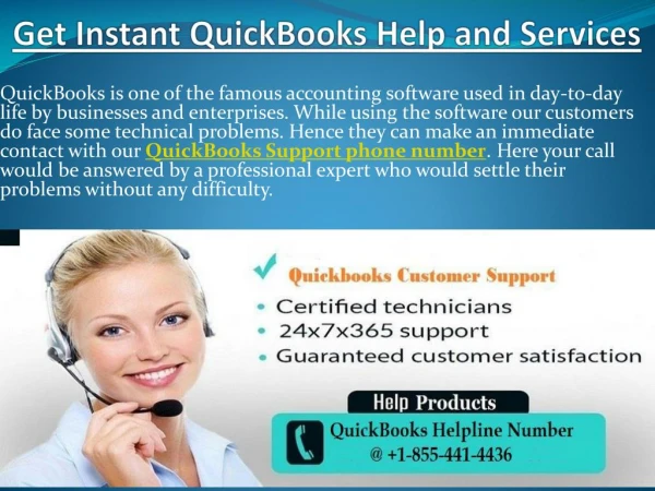 Get Instant QuickBooks Help and Services