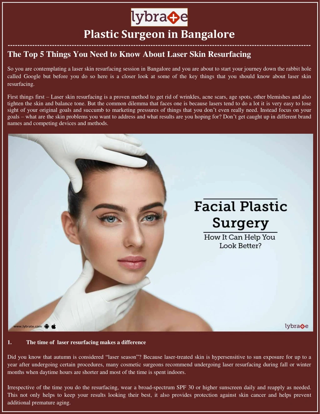 plastic surgeon in bangalore the top 5 things