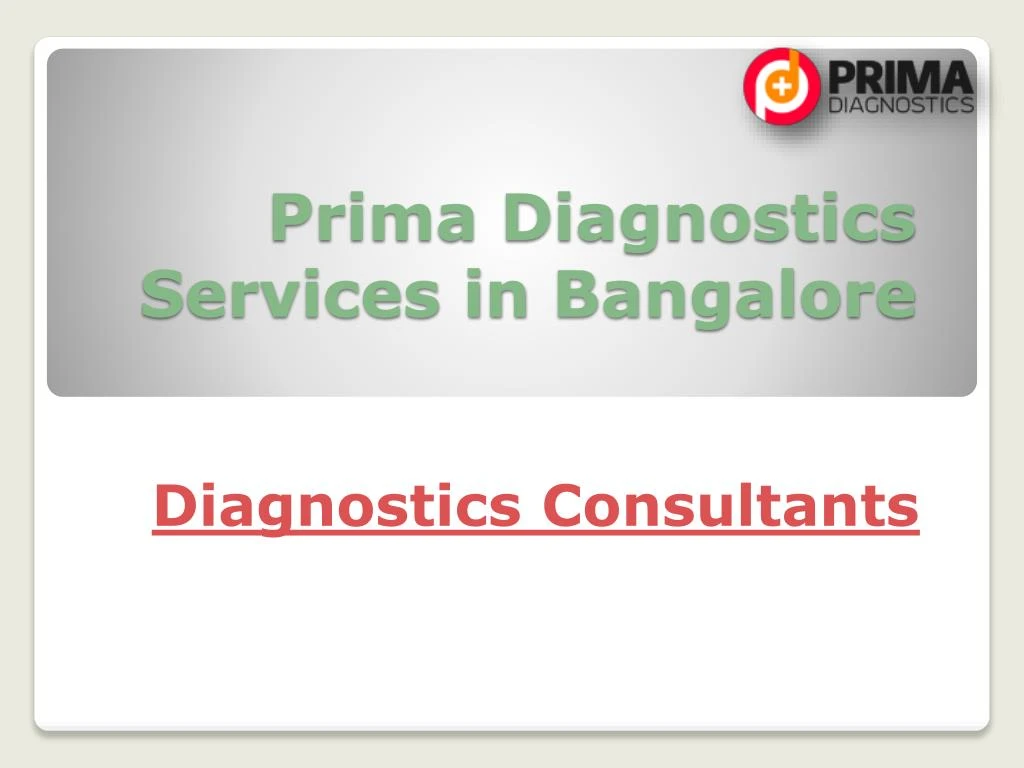 prima diagnostics services in bangalore