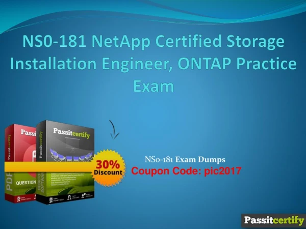 NS0-181 NetApp Certified Storage Installation Engineer, ONTAP Practice Exam
