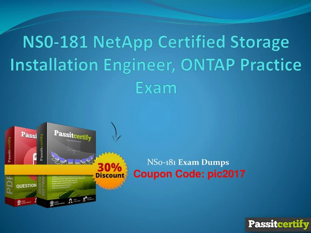 ns0 181 netapp certified storage installation engineer ontap practice exam