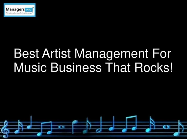 Best Artist Management For Music Business That Rocks!