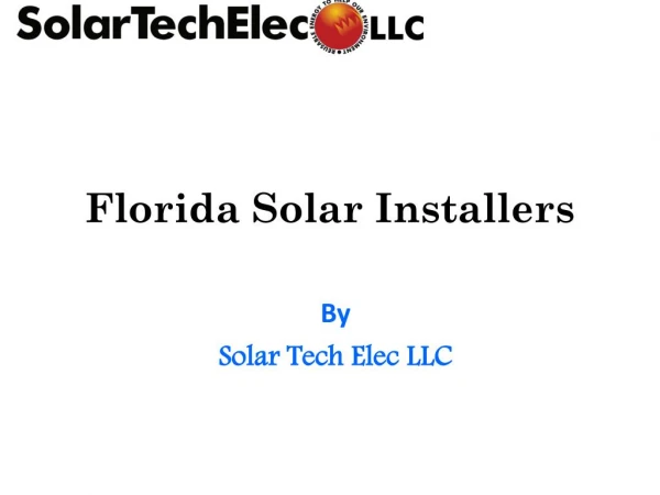 Solar Panels Florida