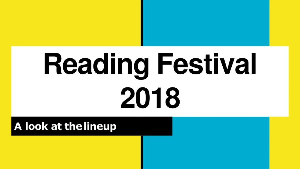 reading festival 2018