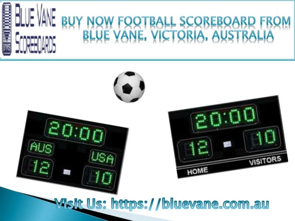 Now buy Football Scoreboard from Blue Vane, Ringwood, Victoria