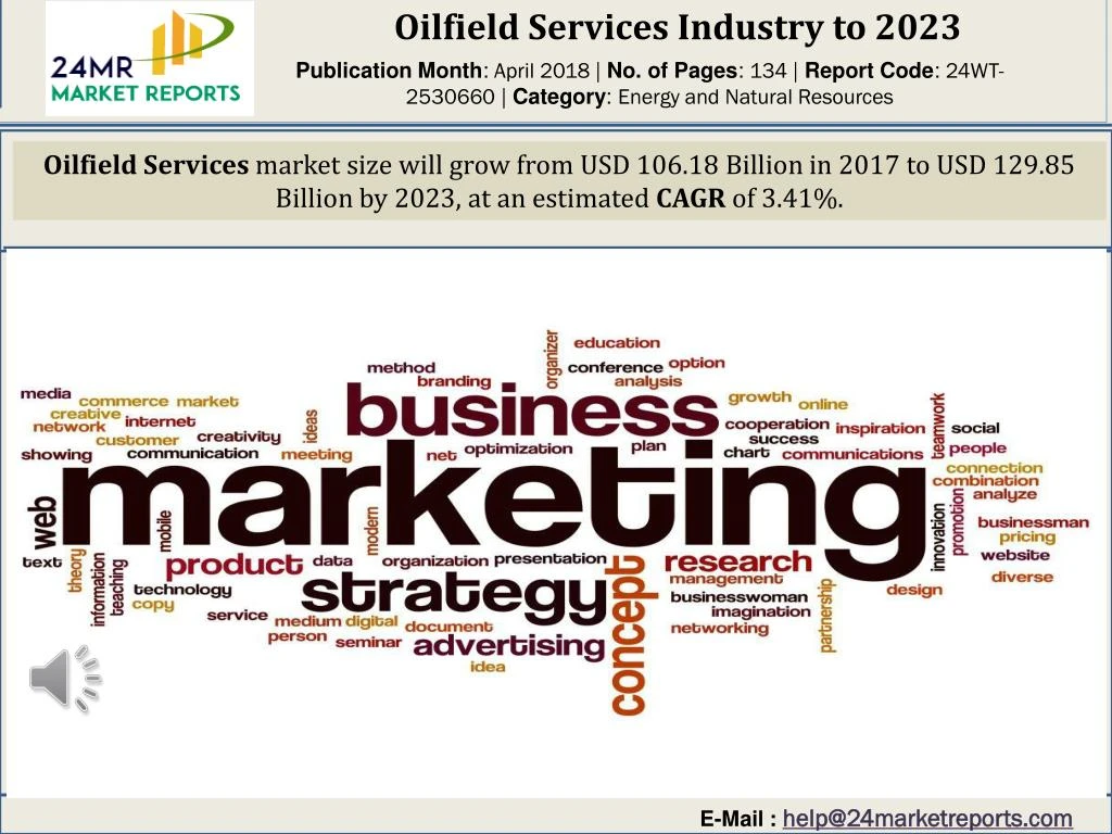 oilfield services industry to 2023