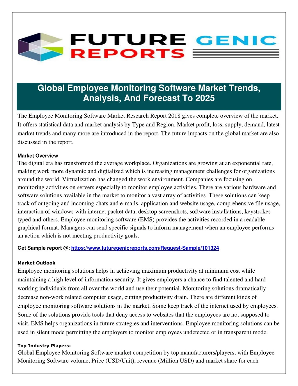 global employee monitoring software market trends