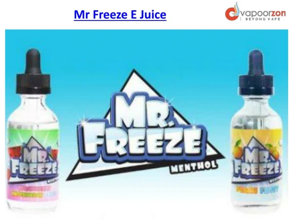Mr Freeze E Juice | Mr Freeze E Liquids | Best Online Vape Shop