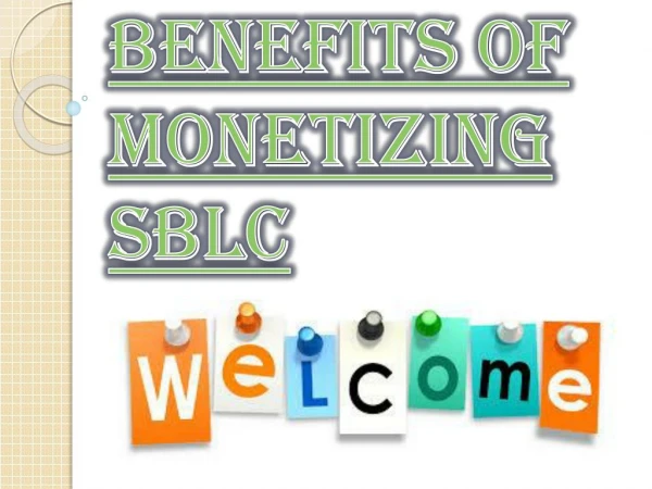 Few Kinds of SBLC Standby Letter of Credit that you Can Monetize