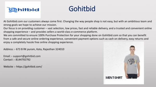 Gohitbid Online Shopping Store