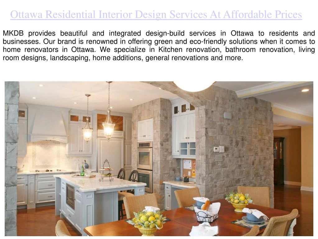 ottawa residential interior design services