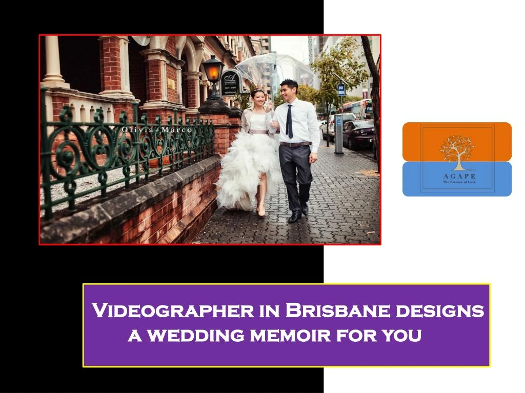 videographer in brisbane designs a wedding memoir