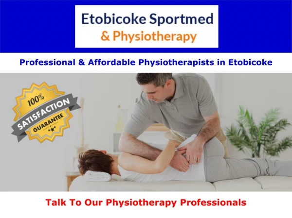 Professional Physiotherapists in Etobicoke