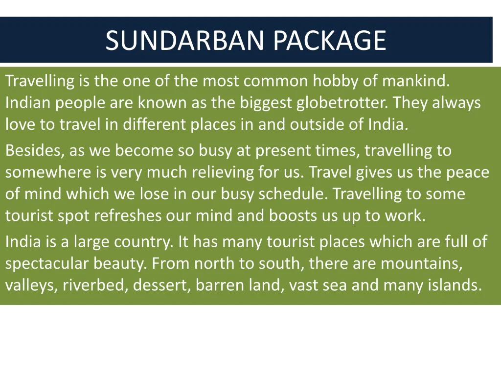 sundarban package