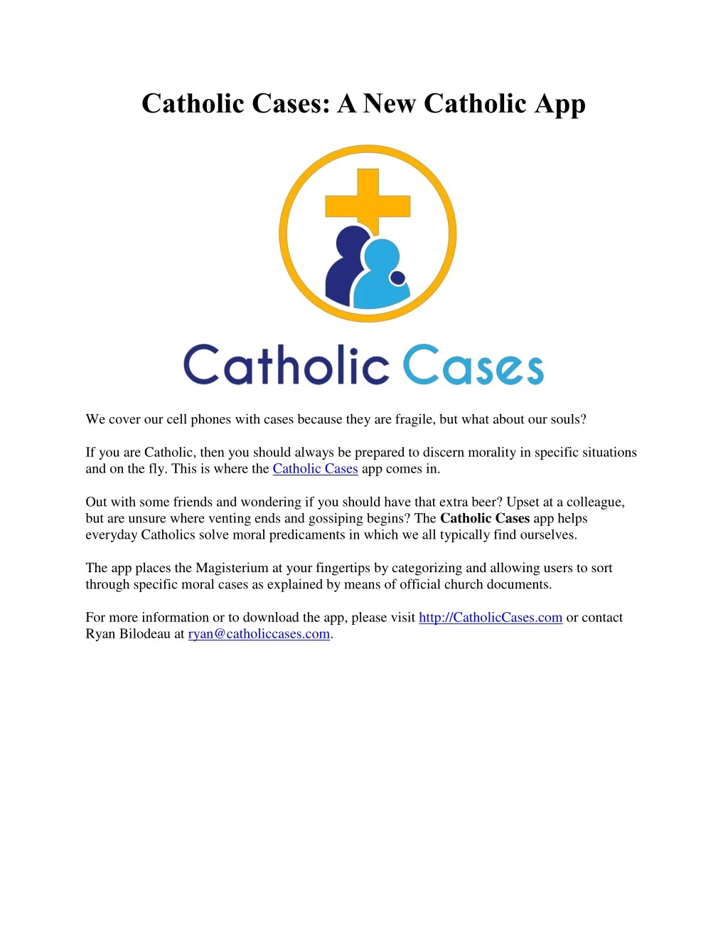 catholic cases a new catholic app