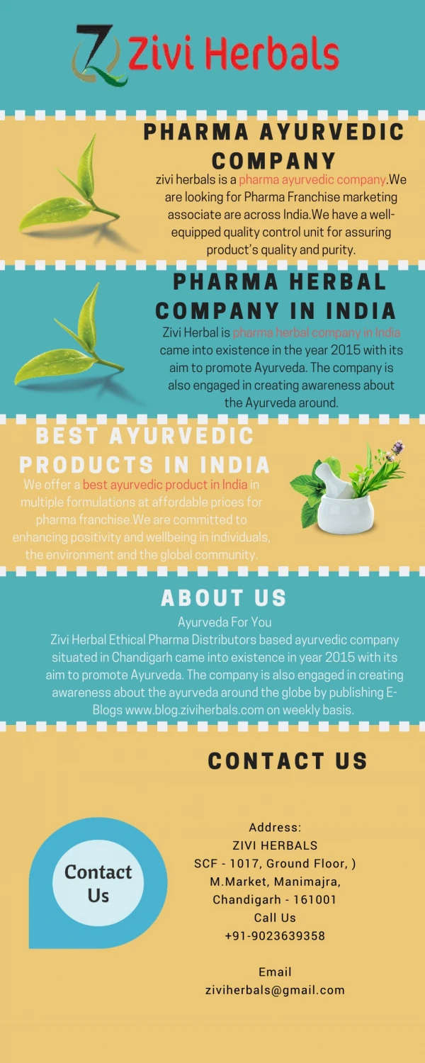 Pharma Herbal company in India