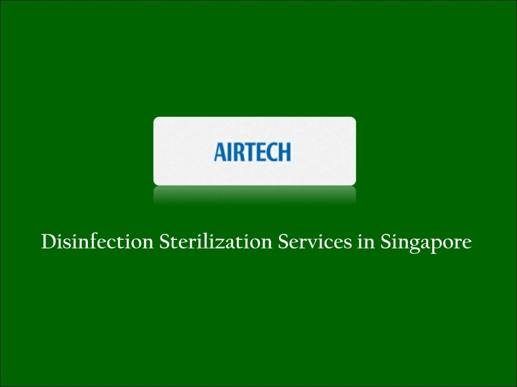 disinfection sterilization services in singapore