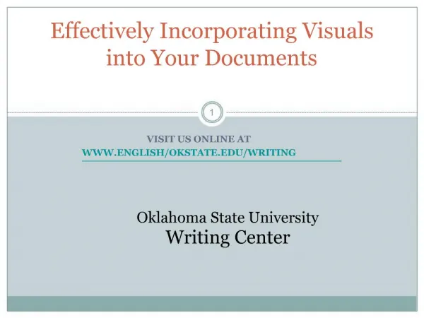 Effectively Incorporating Visuals into Your Documents