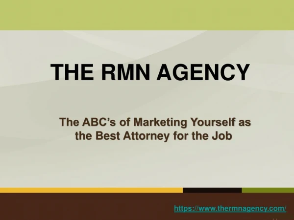 The ABCâ€™s of Marketing Yourself as the Best Attorney for the Job