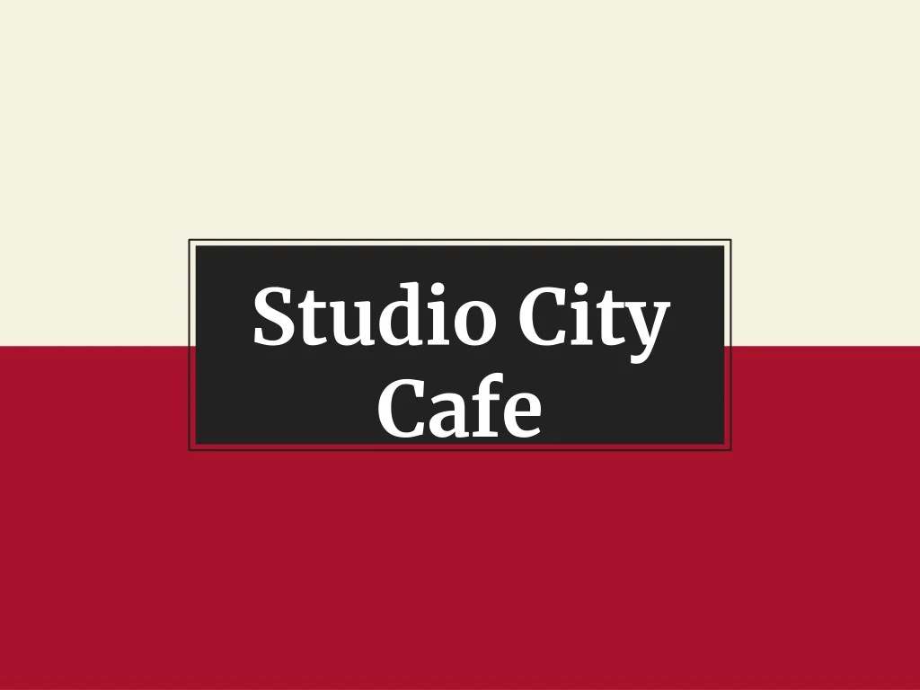 studio city cafe