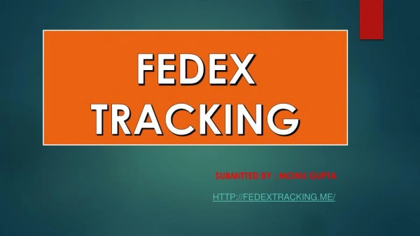 FEDEX TRACKING