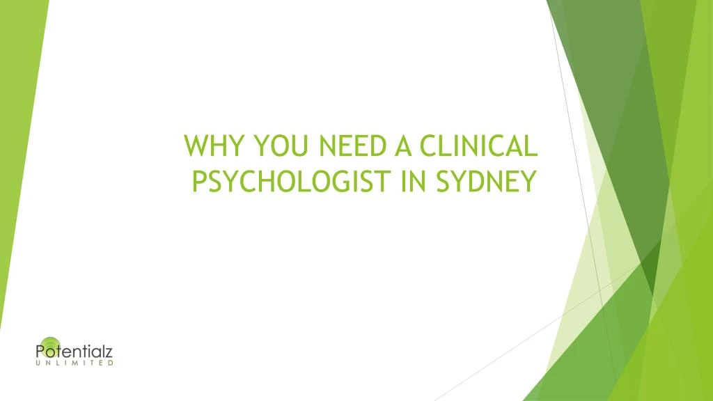 why you need a clinical psychologist in sydney