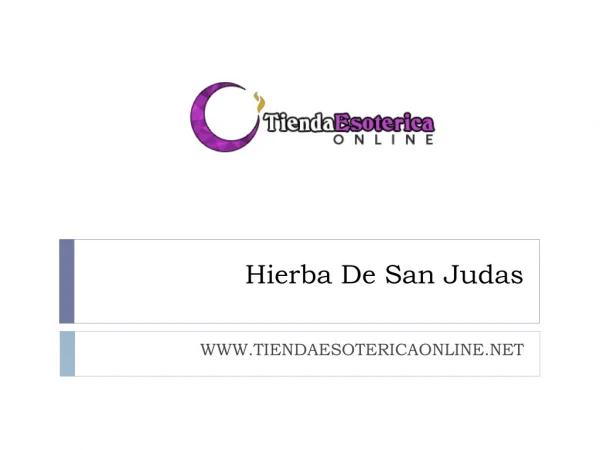 Hierba De San Judas