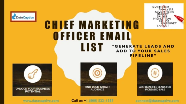 CMO Mailing List | CMO Email List | CMO Email Database | Datacaptive