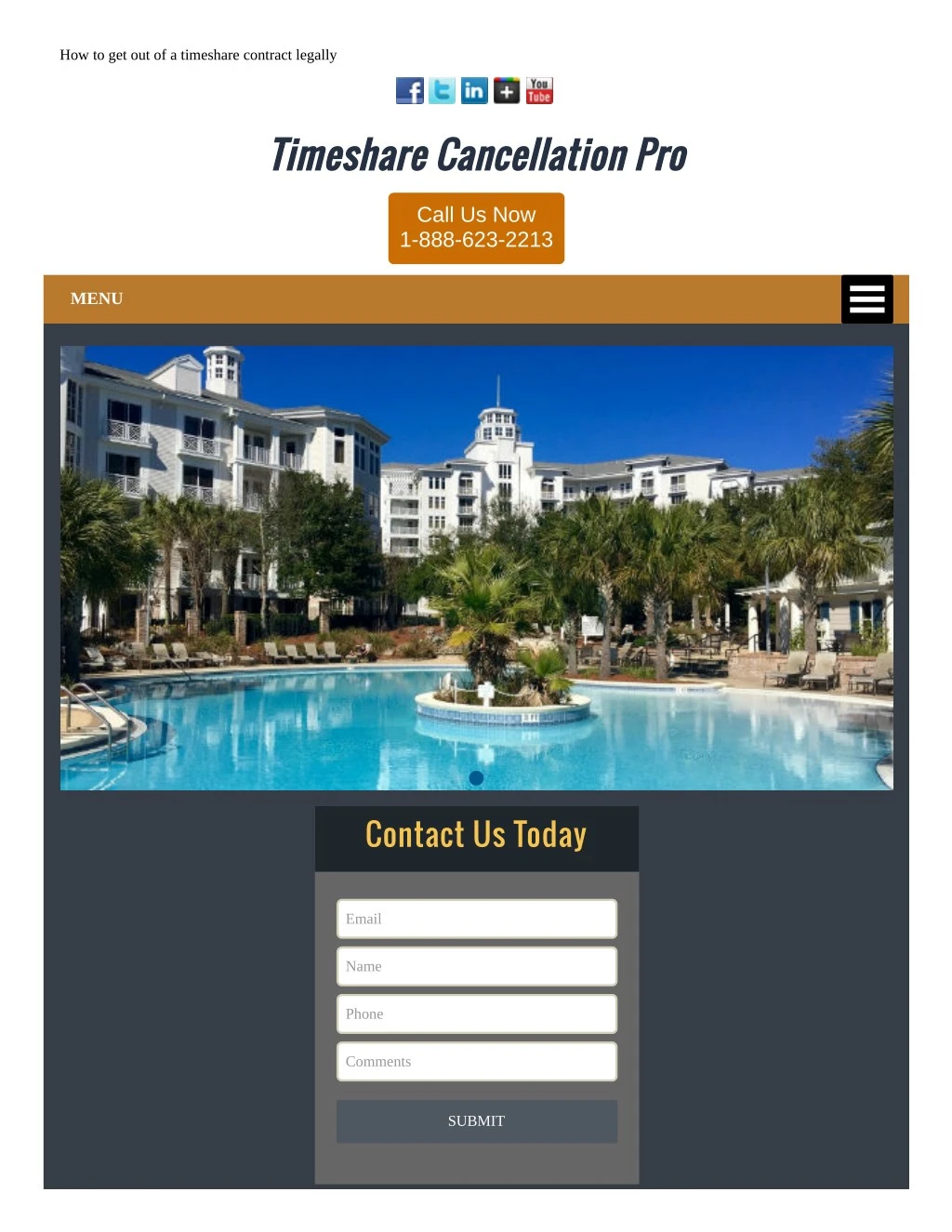 how to get out of a timeshare contract legally