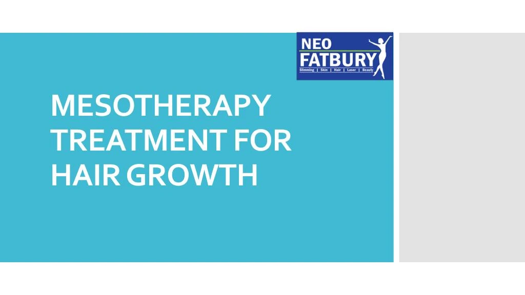 mesotherapy treatment for hair growth