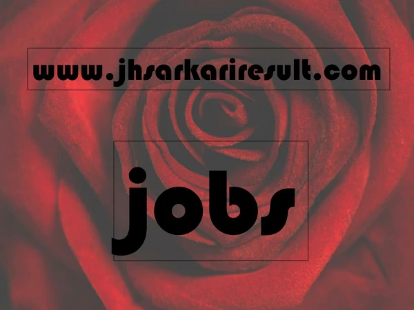 www jhsarkariresult com