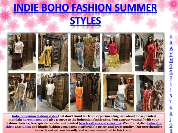 Indie Boho Fashion Summer Styles